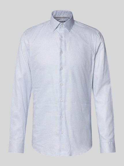 Jake*s Super Slim Fit Businesshemd aus reiner Baumwolle Hellblau 2
