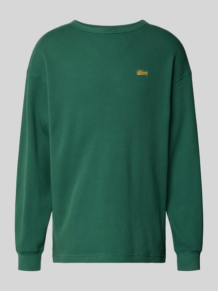 Shirt met lange mouwen met gestikt logo Shop The Look MANNEQUINE