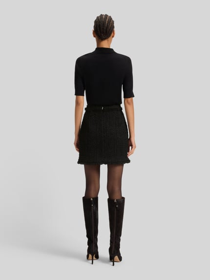 BOSS Mini-Rock aus Baumwoll-Mix Modell 'VOKILA' Black 5