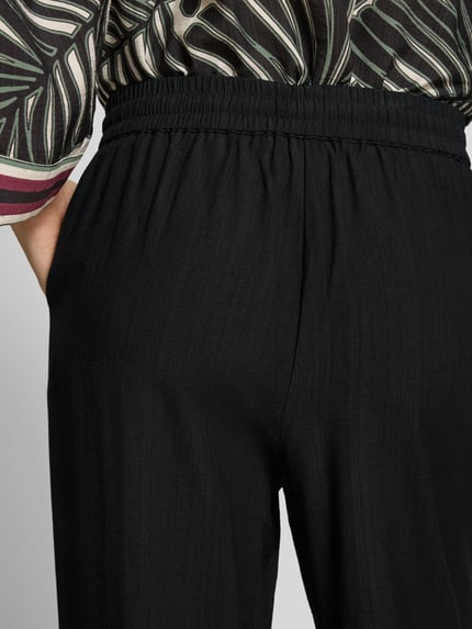 Christian Berg Woman Selection Flared fit stoffen broek van viscosemix Zwart - 3
