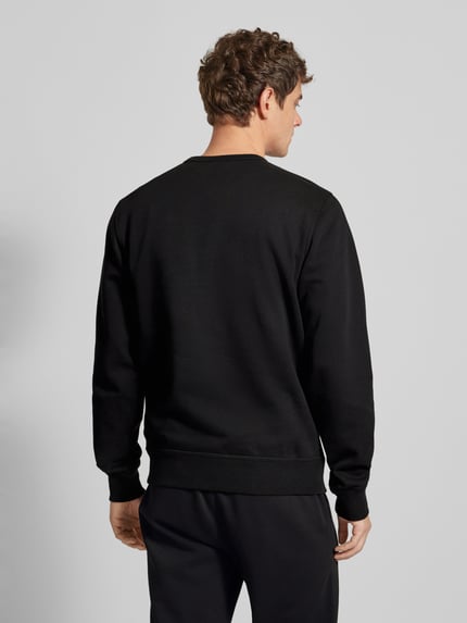 Champion Sweatshirt mit Label-Stitchings Black 5