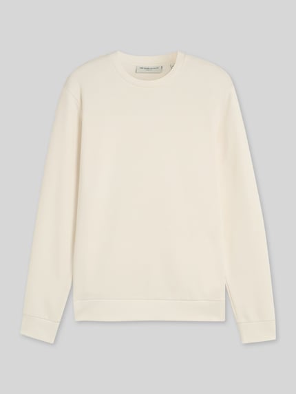 Tom Tailor Denim Regular Fit Sweatshirt aus Baumwoll-Mix Offwhite 2