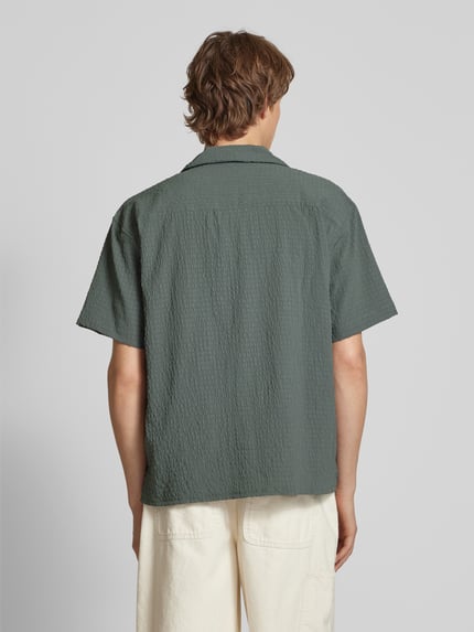 JACK & JONES Vrijetijdsoverhemd met knoopsluiting, model 'PABLO' Donkergroen - 5