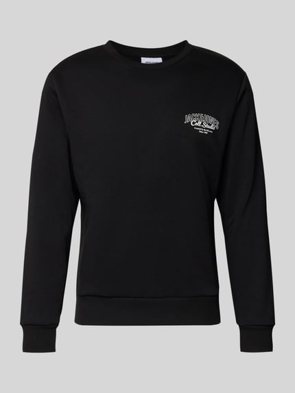 JACK & JONES Bluza z nadrukiem z logo model ‘MAKOTO’ Czarny 2
