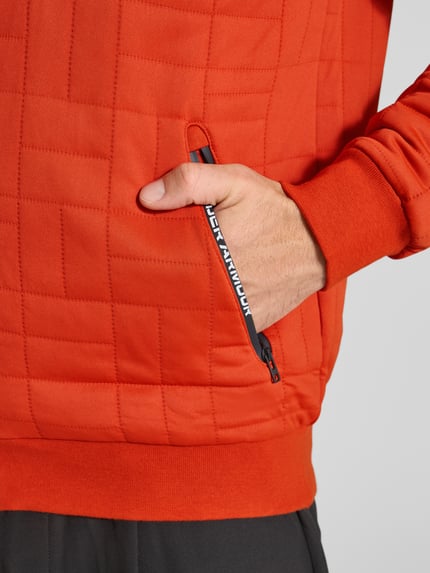 Under Armour Sweatjacke mit Reißverschluss Hellrot 3