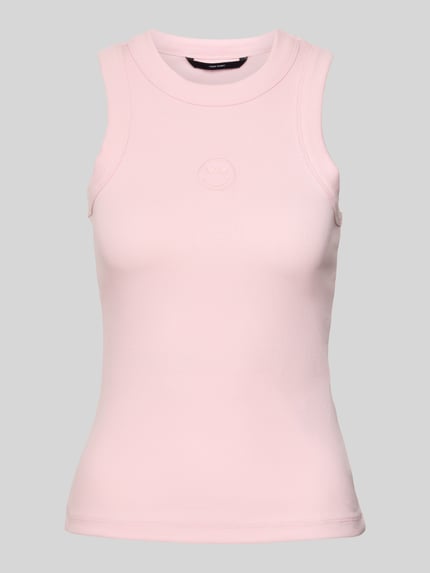 VERO MODA Slim Fit Tank Top aus Baumwoll-Mix Modell 'SMILE CAISA' Rosa 2