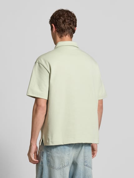 Calvin Klein Jeans Relaxed Fit Poloshirt mit Label-Print Mint 5