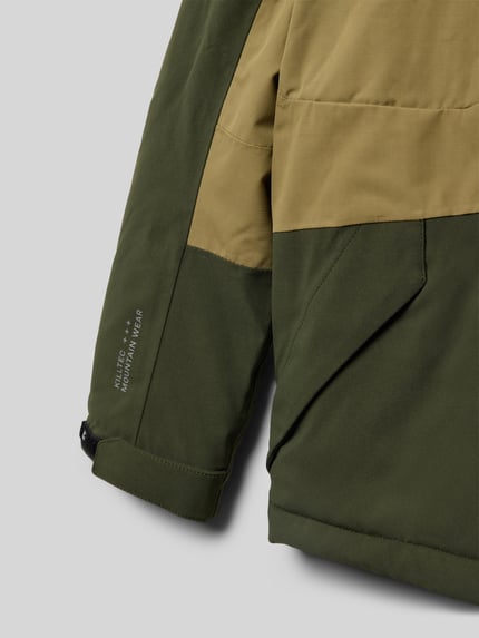 killtec Funktionsjacke mit Label-Print Oliv 2