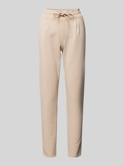 Sweatpants met tunnelkoord, model 'KATE' Shop The Look MANNEQUINE