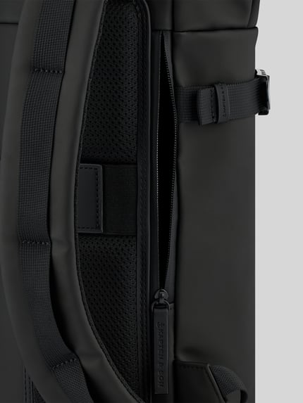 Kapten & Son Rucksack mit Flaschenhalterung innen Modell 'HELSINKI' Black 5