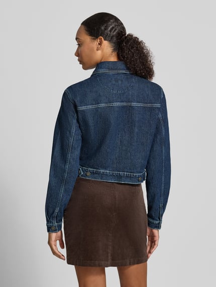 GUESS Jeans Kort jeansjack met ritssluiting Jeansblauw - 5