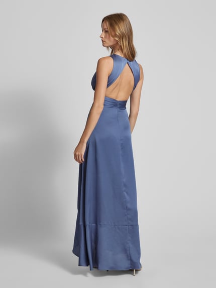 Jake*s Cocktail Abendkleid mit Knotendetail Rauchblau 5