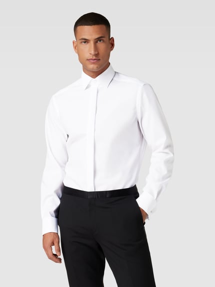 OLYMP Modern Fit Businesshemd mit New-Kent-Kragen Modell 'NEW KENT' Weiss 4