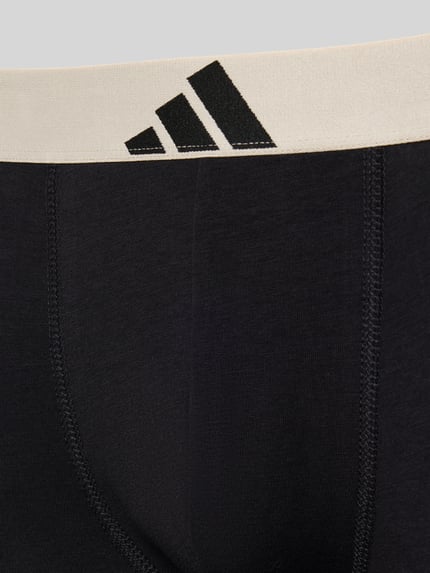 adidas Sportswear Obcisłe bokserki o kroju slim fit z wyhaftowanym logo Model 'Active' w Zestaw 3 szt. Czarny 2