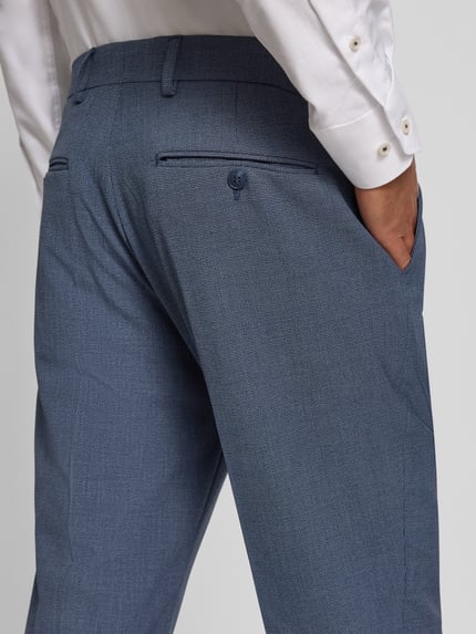 Selected Slim Fit Anzug mit Viskose-Anteil Modell 'LIAM' Marine 7