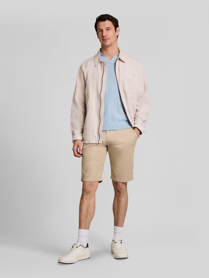 Tom Tailor Koszulka polo z czystej bawełny o wyglądzie dzianiny, krój regular fit Jasnoniebieski 1
