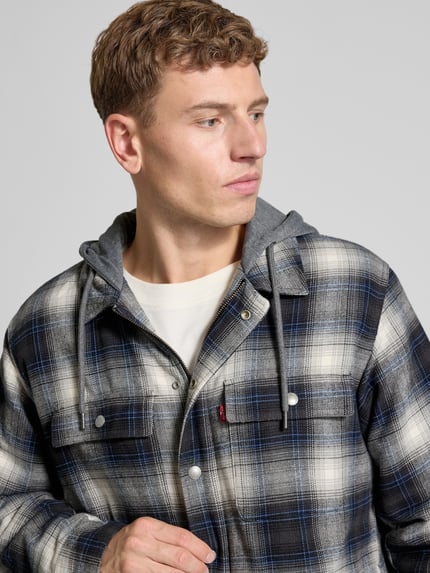 Levi's® Hemdjacke mit Kapuze Modell 'FRANCISCO' Black 3