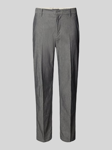 Tapered Anzughose aus Baumwoll-Mix Modell 'MOROT' Shop The Look MANNEQUINE