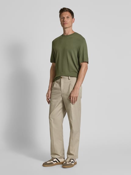 JACK & JONES Premium Regular Fit T-Shirt mit Rundhalsausschnitt Modell 'WILLIAM' Oliv 1