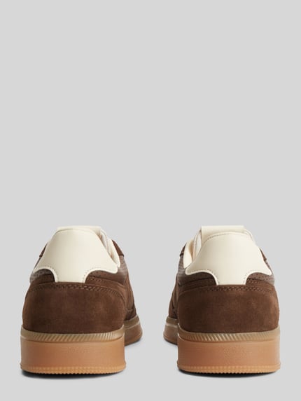Tommy Jeans Sneakers van echt suède Donkerbruin - 5