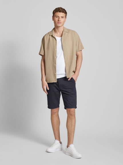 Superdry Regular Fit Chinoshorts mit seitlichen Eingrifftaschen Dunkelblau 1