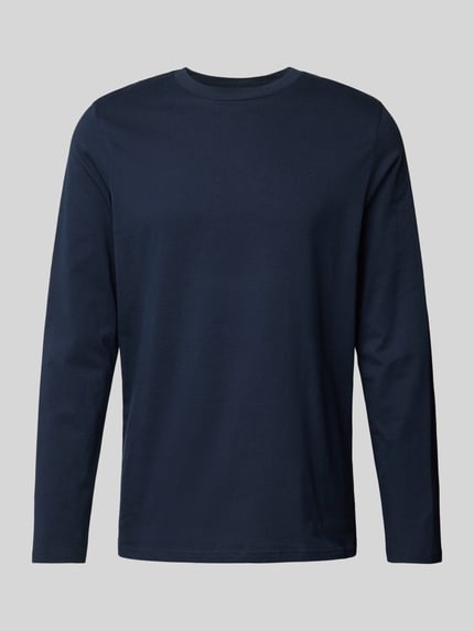 Bluzka z długim rękawem z dekoltem okrągłym Shop The Look MANNEQUINE
