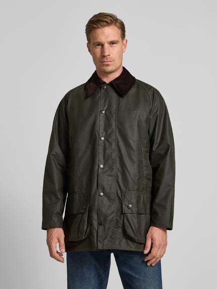 Barbour Parka mit Pattentaschen Modell 'BEAUFORT' Oliv 4