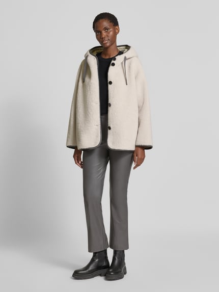 OAKWOOD Teddyjacke mit Kapuze Modell 'SEOUL' Beige 1