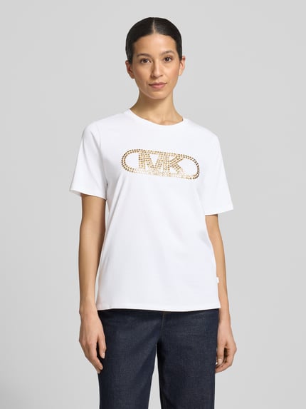 MICHAEL Michael Kors T-shirt met logo en ronde hals Wit - 4