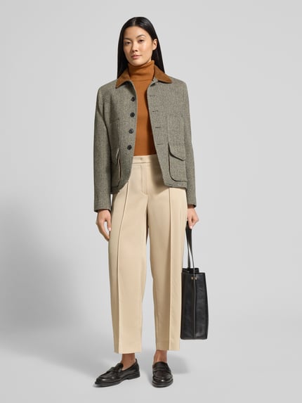 Raffaello Rossi Culotte mit Längsnähten Modell 'PALINA' Beige 1