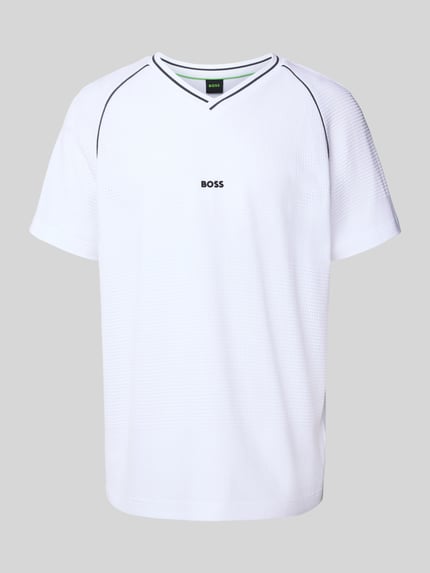 BOSS Green Regular Fit T-Shirt aus reiner Baumwoll Modell 'TEE RETRO TL' Weiss 2