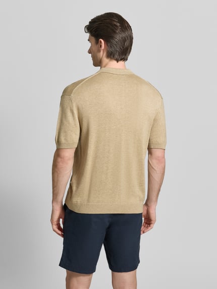 Casual Friday Freizeithemd mit 1/2-Arm Modell 'BELLS' Taupe Melange 5