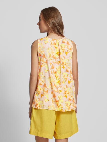 Smith and Soul Blousetop met druppelvormige hals, model 'WOVEN' Roze - 5