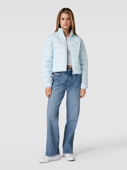 Calvin Klein Jeans Gewatteerd jack met labeldetail Lichtblauw - 1