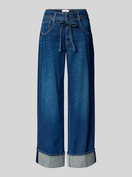 GANG Loose Fit Jeans mit Bindegürtel Modell 'CLAIRE' Dunkelblau 2