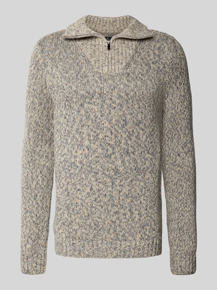 RAGMAN Gebreide pullover met schipperskraag Bleu - 2