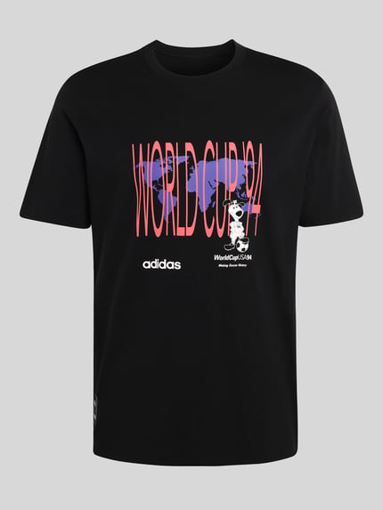 adidas Originals Regular Fit T-Shirt aus reiner Baumwolle Black 2