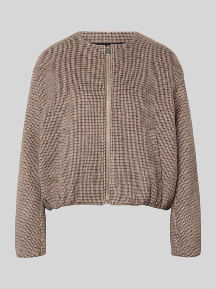 OPUS Blouson Modell 'Hessina' mit Gummizug Mittelbraun 1