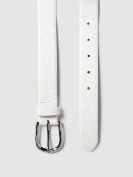 Weinmann Gürtel aus echtem Leder Modell 'Adra' Weiss 3