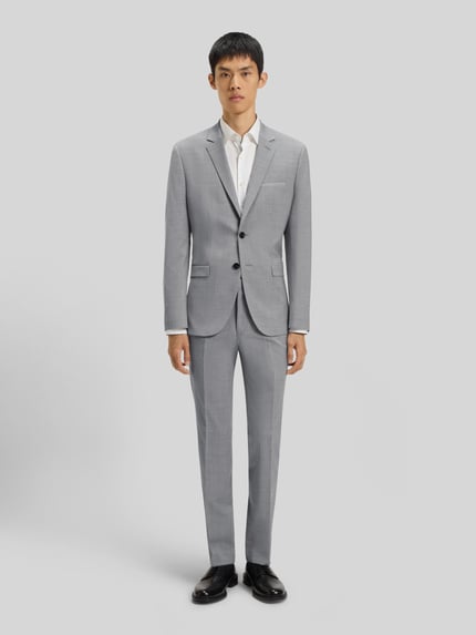 HUGO Slim fit colbert van wolmix, model 'ARTI' Zilver - 1