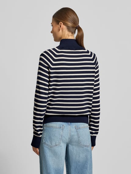 Tommy Hilfiger Regular Fit Pullover mit halblangem Reißverschluss Weiss 5