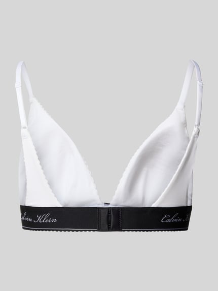 Calvin Klein Underwear Bralette mit Logo-Unterbrustband Weiss 3