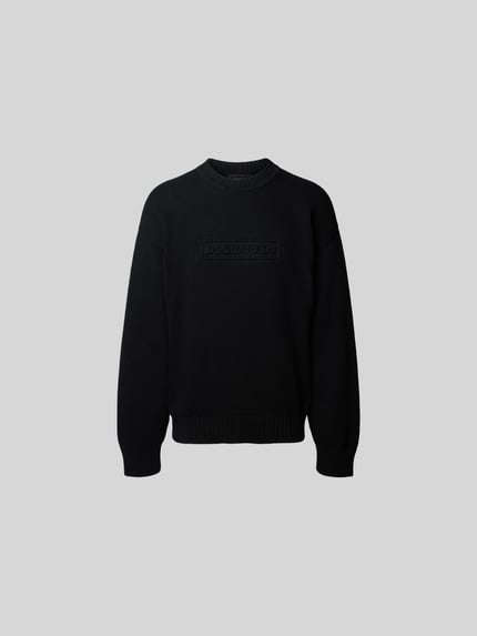 Dsquared2 Pullover in Strick-Optik Black 2