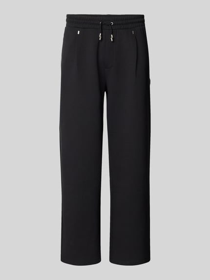 HUGO Sweatpants met ritszakken, model 'Dargen' Zwart - 2