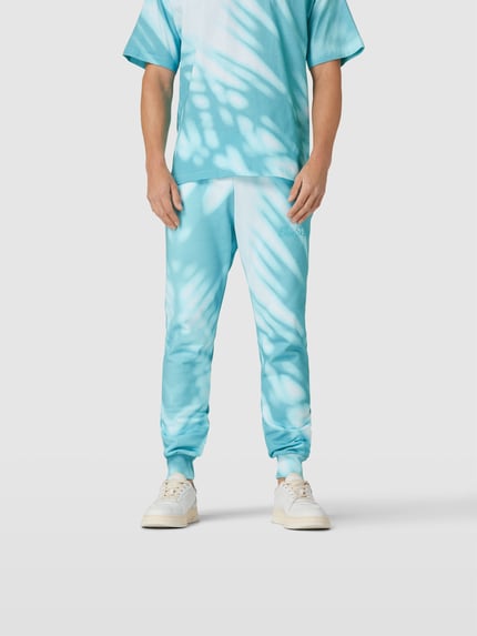 Blue Sky Inn sweatpants met elastische band Lichtblauw - 4