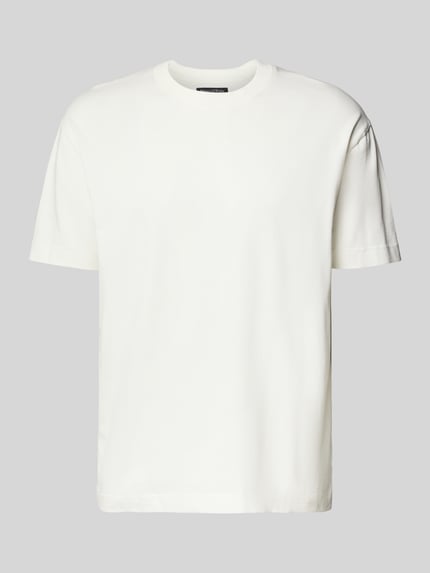 Produktfoto, Relaxed Fit T-Shirt aus reiner Baumwolle von Marc O'Polo in Optik: Unifarben, Passform: Relaxed-Fit, Jersey-Struktur, Kurzarm
