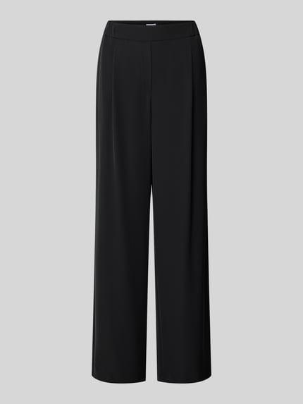 Jake*s Collection Wide Fit Stoffhose mit elastischem Bund Black 2