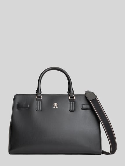 Tommy Hilfiger Henkeltasche mit abnehmbaren Schulterriemen Black 2