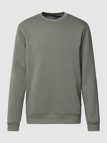 ONLY & SONS Regular Fit Sweatshirt aus Baumwoll-Mix Modell 'CERES' Hellgrau 2