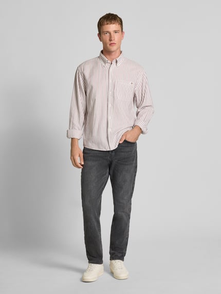 ONLY & SONS Tapered Fit Jeans aus Baumwoll-Mix Modell 'YOKE' Black 1